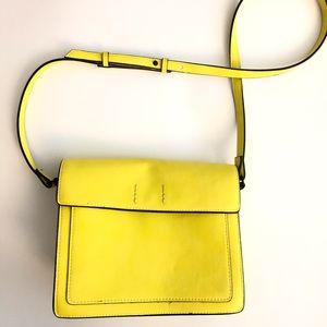 Zara Yellow Messenger Bag